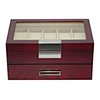 wood watch box with drawer
